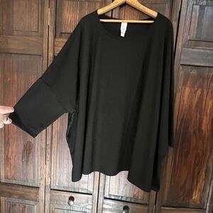 Wynne LayersElegant Black Women's Blouse‎ 3XL